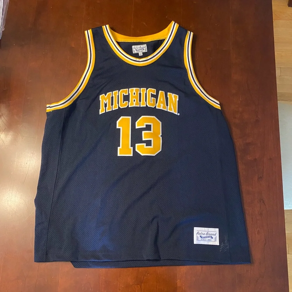 Authentic Michigan Wolverines Mo Wagner Jersey Size 2XL - Picture 1 of 6